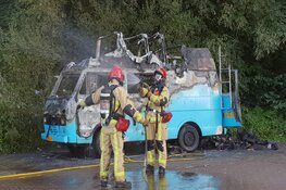 Camper in brand in Amstelveen