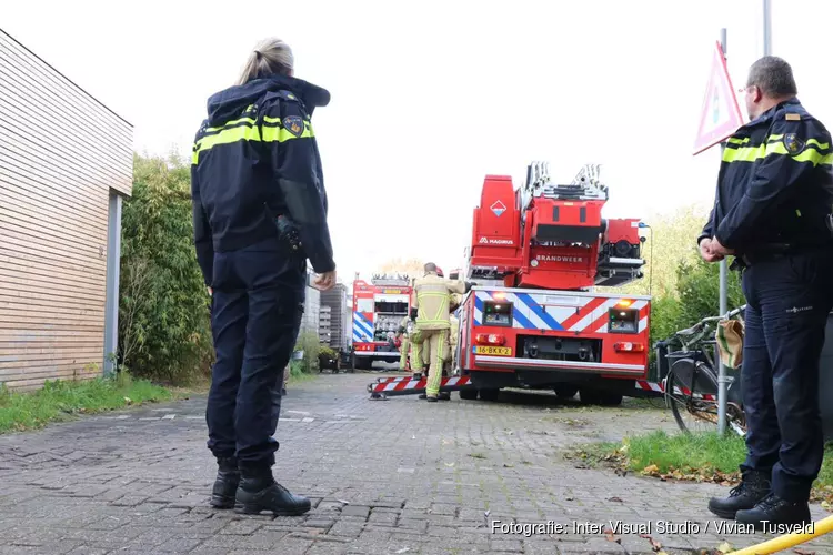 Bewoners niet thuis bij woningbrand