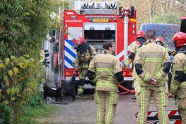 Bewoners niet thuis bij woningbrand