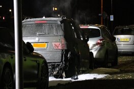 Auto's in brand in Amstelveen door vuurwerk
