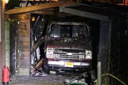 Schuur in brand aan Holendrechterweg