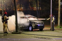 Taxi uitgebrand in Amstelveen