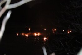 Steiger in brand gestoken Amsterdamse Bos