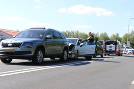 Drie auto&#39;s botsten in Amstelveen