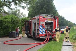 Brand in hooischuur in Amstelveen