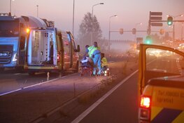 Ongeval N201 Amstelveen, motorrijder gewond