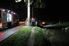 Taxichauffeur belandt met auto in water Amstelveen, slachtoffer naar ziekenhuis