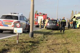 Veel blikschade bij ongeval N201