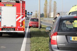 Veel blikschade bij ongeval N201