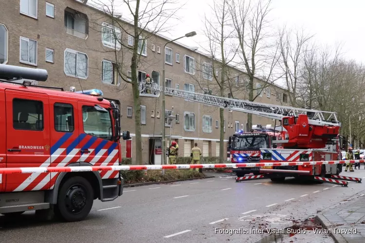 Brand in woning Amstelveen