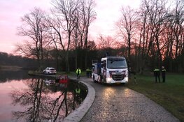 Canta te water geraakt in Amsterdamse Bos in Amstelveen