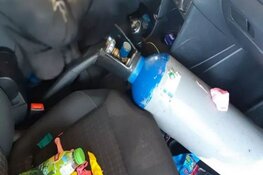 Man uitgeteld achter stuur na lachgasgebruik