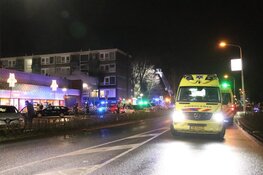 Grote brand in flat Amstelveen, Rode Kruis ter plaatse voor opvang bewoners