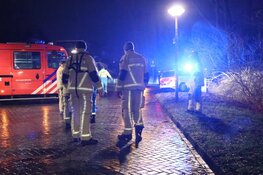 Auto te water in Amstelveen door gladheid