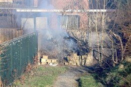 Brand op terrein Flower Art Museum