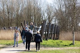 Drukte in Bloesempark Amstelveen