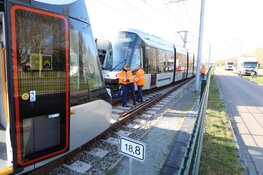Tram ontspoord op lijn 25