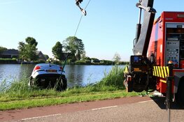 Auto raakt te water na uitwijkmanoeuvre in Amstelveen
