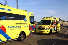 Twee wielrenners met spoed naar ziekenhuis na frontale botsing