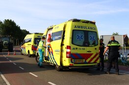 Twee wielrenners met spoed naar ziekenhuis na frontale botsing