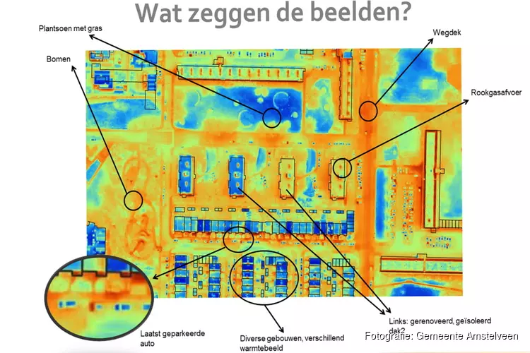 Thermische foto’s geven inzicht in warmteverlies daken