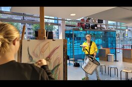 Live painting music action