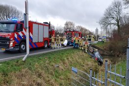 Auto bijna te water in Amstelveen
