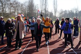 Saskia van der Meer wandeling vandaag groot succes