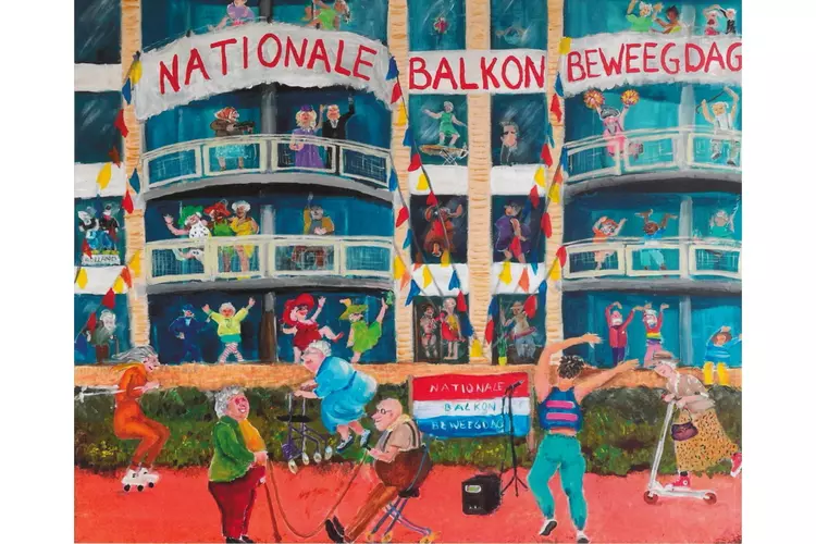 Nationale Balkon Beweegdag in Amstelveen