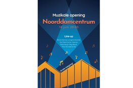 Zaterdag 18 juni feestelijke heropening Noorddamcentrum Bovenkerk met bandjesavond