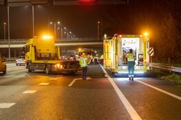 Gewonde bij botsing op A2
