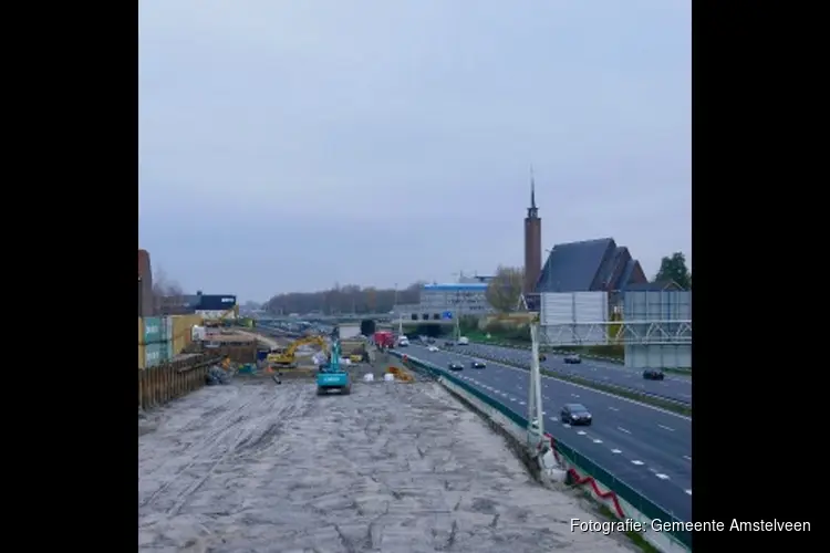 Nachtafsluiting A9 vanaf knooppunt Badhoevedorp tot en met afrit 5 Amstelveen-Stadshart