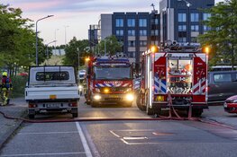 Groot alarm om brand in bedrijfspand aan de Schipholweg in Badhoevedorp
