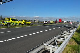A9 gedeeltelijk afgesloten na ongeval bij knooppunt Raasdorp
