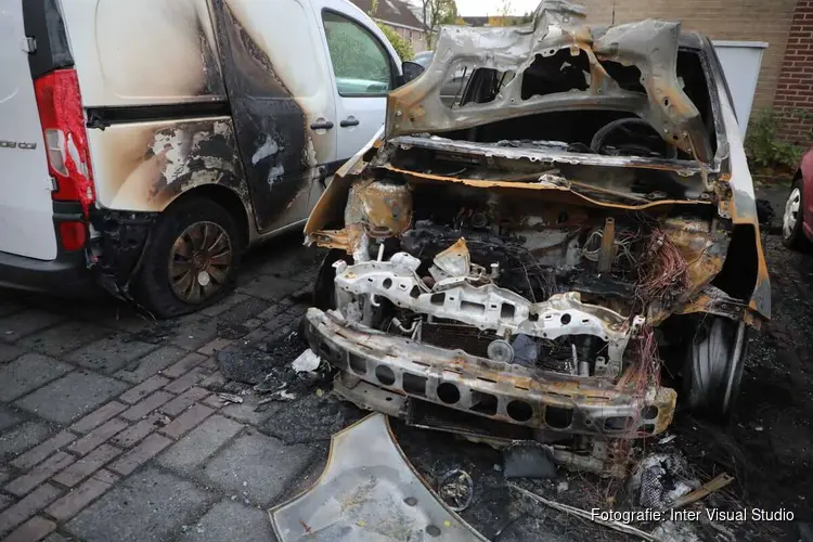 Autobrand aan Boogschutter in Amstelveen