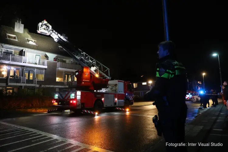 Brand op zolder van woning in Amstelveen
