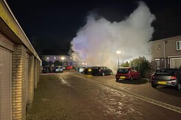 Auto in brand aan Stelvio in Amstelveen