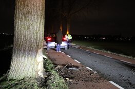 Auto tegen boom gereden in Amstelveen