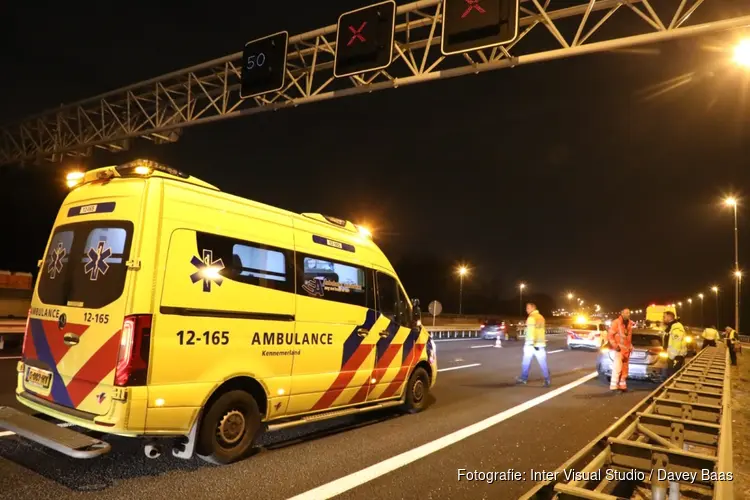 Kopstaartbotsing op A9 bij Amstelveen