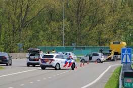 Ongeluk op oprit A9 bij Amstelveen