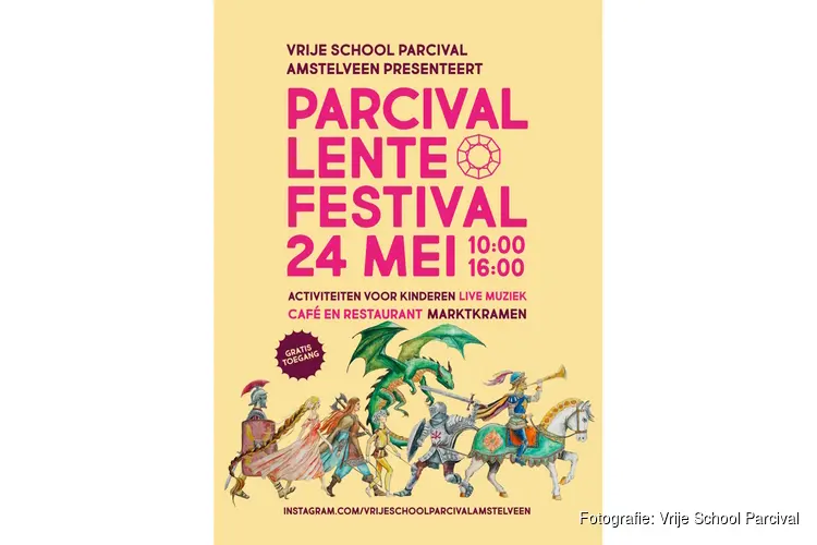 Leerlingen Vrije School Parcival nodigen publiek uit voor lentefestival