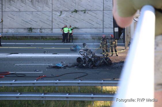 Ernstig ongeluk op A9 bij Badhoevedorp: Één dode en meedere gewonden