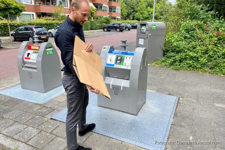 Papiercontainers sneller vol door verkeershinder
