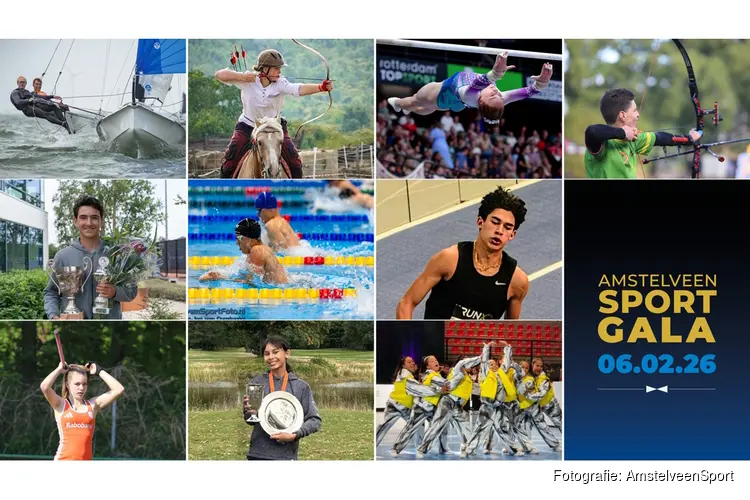 Shortlist Talent van het Jaar 2025 Amstelveen bekend; stemmen nu mogelijk