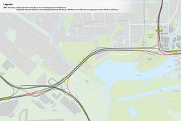 13-16 en 20-23 februari: A4 richting A10 Zuid tot afrit S108 (grotendeels) afgesloten