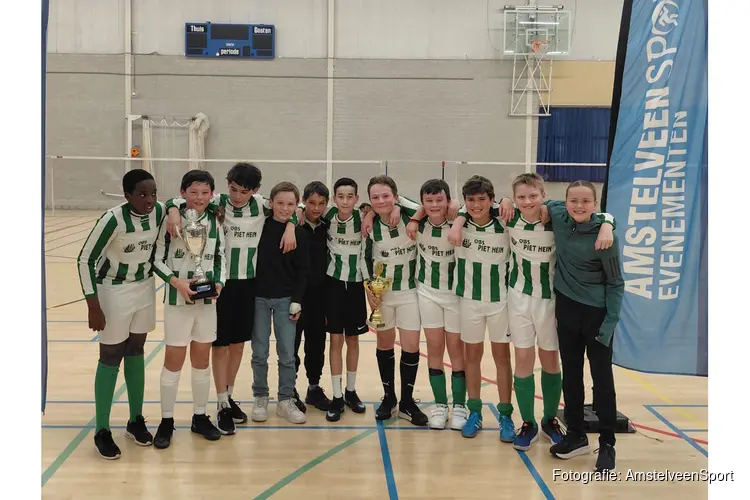 OBS Piet Hein wint Amstelveense schoolzaalvoetbalcompetitie