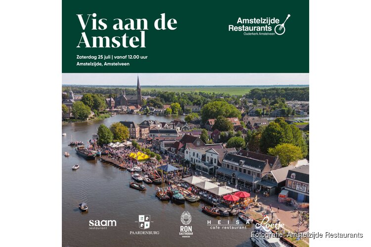 Culinair feest aan het water: Restaurants Amstelzijde bundelen krachten voor ‘Vis aan de Amstel’