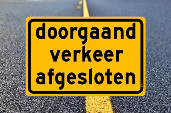 Fiets- en voetpad Keizer Karelweg tijdelijk afgesloten